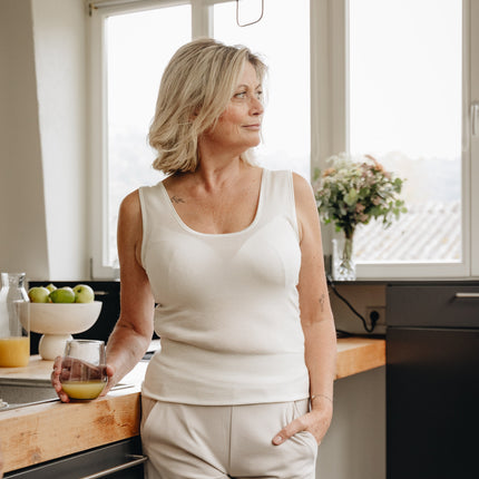 Angora and Wool | Sleeveless base layer shirt (Women's)
