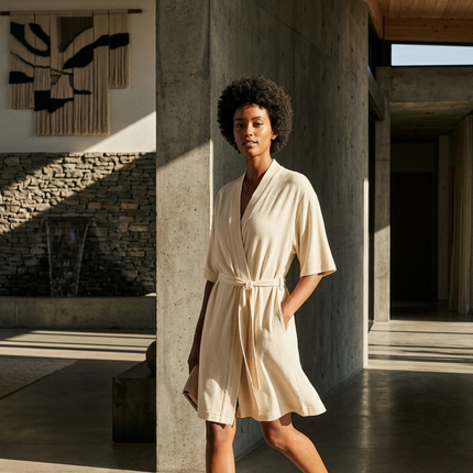 Tencel | Supreme Short-sleeve Robe