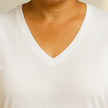 Tencel | Timeless Short-sleeve V-neck T-shirt (Women's)