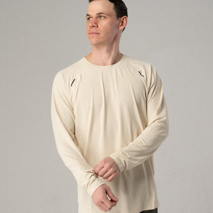 ALIVE Unleashed Long Sleeve Athletic Top – Men's Relaxed Fit Training Top