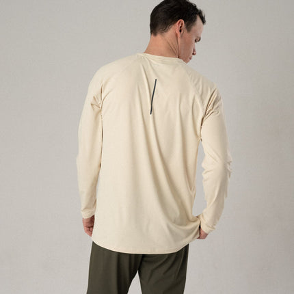 ALIVE Unleashed Long Sleeve Athletic Top – Men's Relaxed Fit Training Top