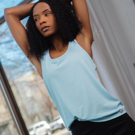 ALWAYS WORTHY Ribbed Tank – Women's Sustainable Athletic Tank Top