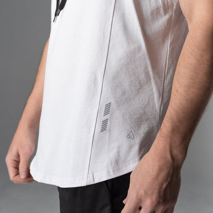 DETERMINED Hooded Sleeveless – Man's Hooded Athletic Tank Top