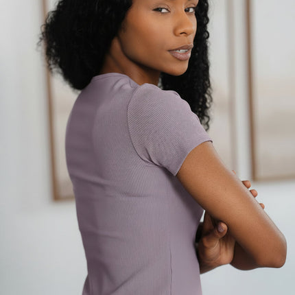 DYNAMIC Devoted Tee – Women's Long Crop Athletic Top