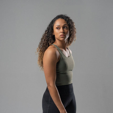 Rebellious Crop Bra – Women's High Impact Sports Bra