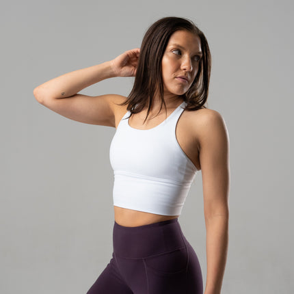 Rebellious Crop Bra – Women's High Impact Sports Bra