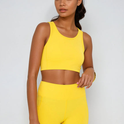 Breathe Easy Cut-Out Back Sports Bra – Lycra® Blend