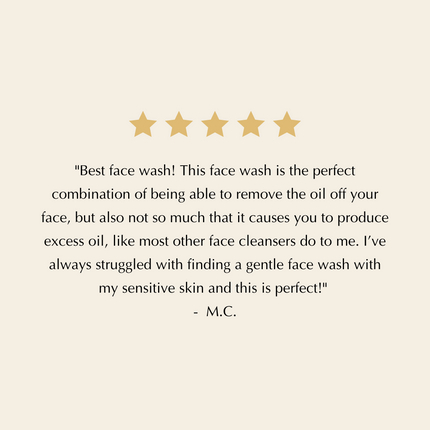 Oil-Free Foaming Face Wash for Acne-Prone Skin