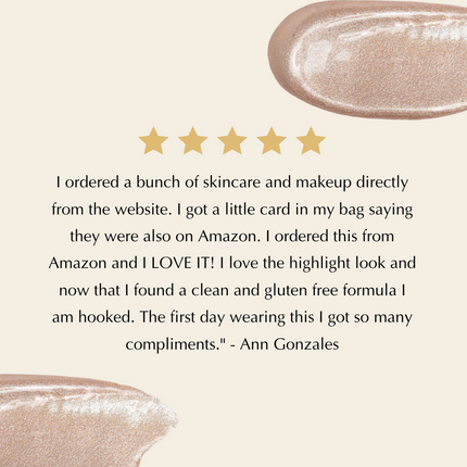 Liquid Highlighter Drops for a Dewy Glow