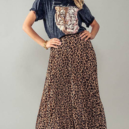 Fierce Flow Leopard Skirt