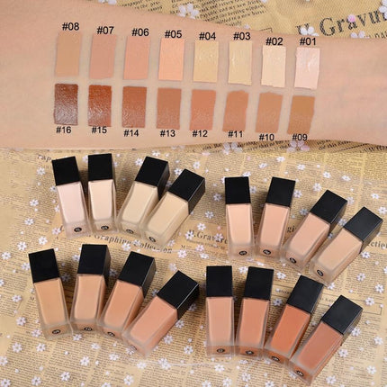 Full-Coverage Matte Foundation, 16 Shades