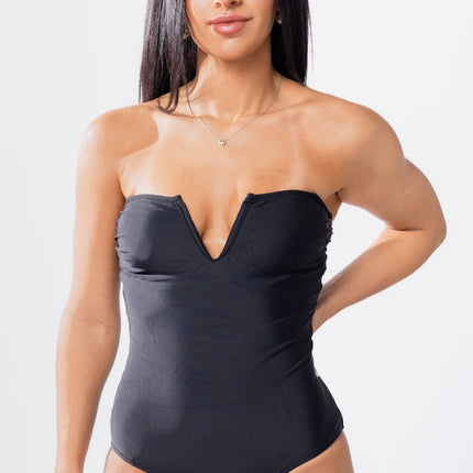 Cape Cod V Cut One Piece Swimsuit
