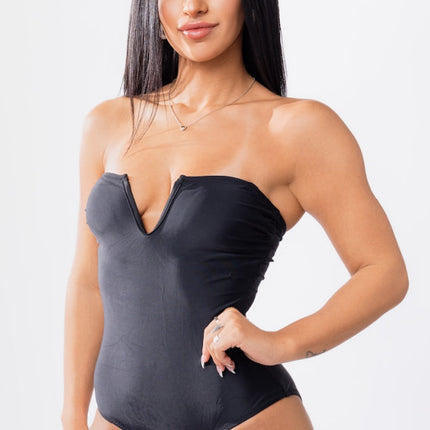 Cape Cod V Cut One Piece Swimsuit