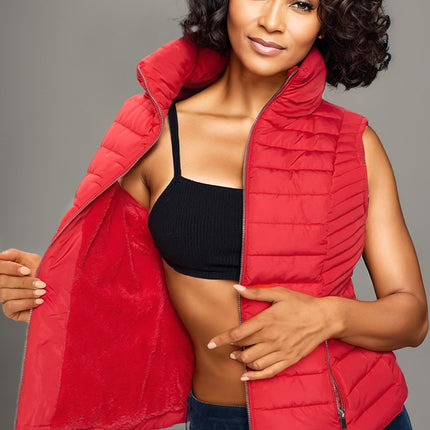 PuffTech Vest - Women's High Collar Quilted Vest