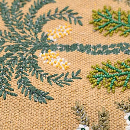 Desert Oasis Embellished Clutch – Luxe Handwoven Jacquard