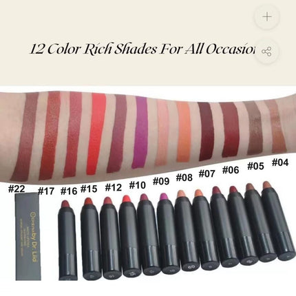 Lip Crayon & Liner for Thin Lips