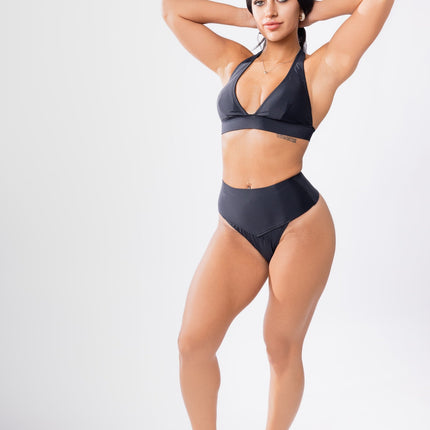 Hanalei Neoprene Halter Bikini Top