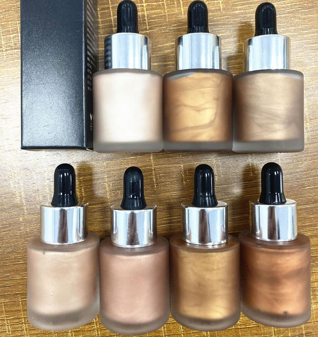 Liquid Highlighter Drops for a Dewy Glow