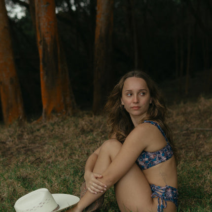 Indio Lace Up Bikini Top