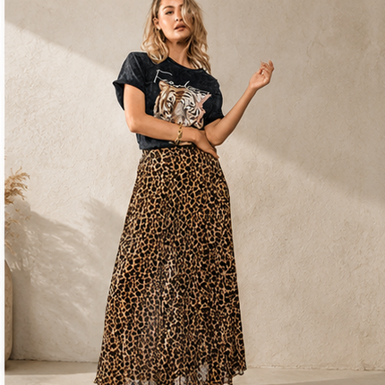 Fierce Flow Leopard Skirt