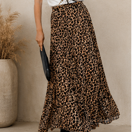 Fierce Flow Leopard Skirt