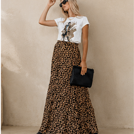 Fierce Flow Leopard Skirt