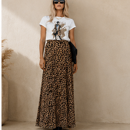 Fierce Flow Leopard Skirt
