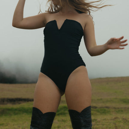 Cape Cod V Cut One Piece Swimsuit