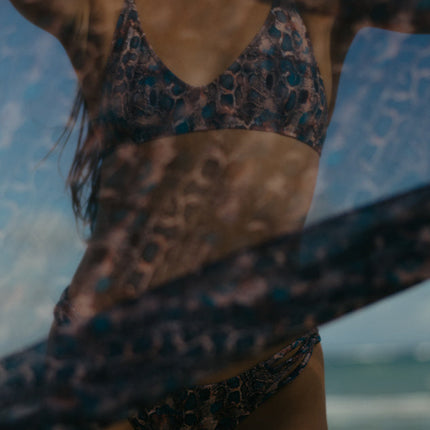 North Shore T-Back Bikini Top