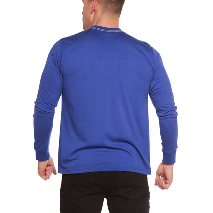 Custom Printed Men's Bamboo Viscose/Organic Cotton Long Sleeve T-Shirt