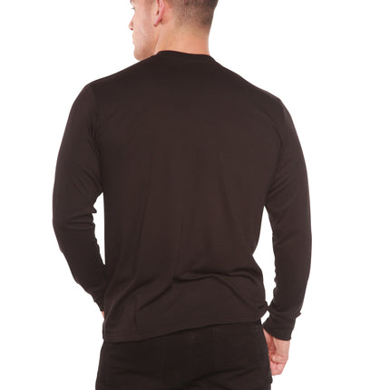 Custom Printed Men's Bamboo Viscose/Organic Cotton Long Sleeve T-Shirt