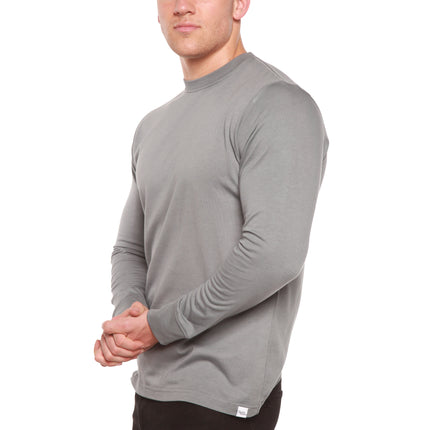 Custom Printed Men's Bamboo Viscose/Organic Cotton Long Sleeve T-Shirt