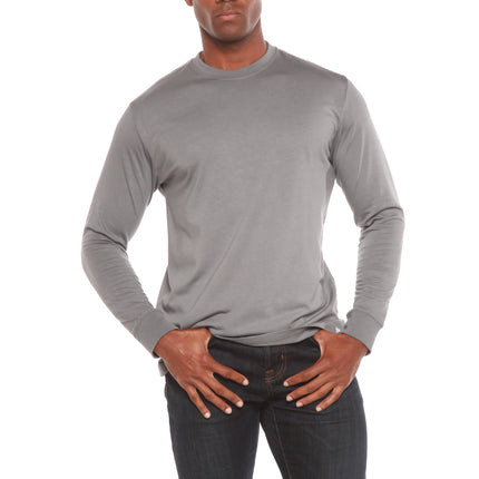 Custom Printed Men's Bamboo Viscose/Organic Cotton Long Sleeve T-Shirt