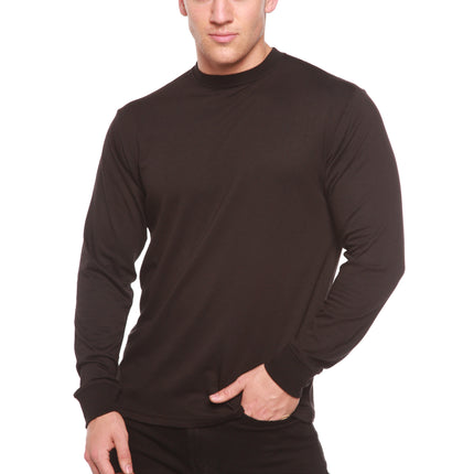 Custom Printed Men's Bamboo Viscose/Organic Cotton Long Sleeve T-Shirt