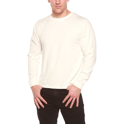 Custom Printed Men's Bamboo Viscose/Organic Cotton Long Sleeve T-Shirt