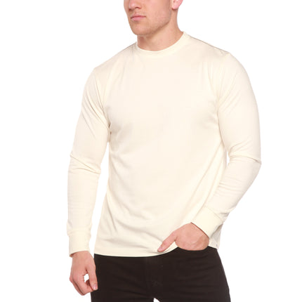 Custom Printed Men's Bamboo Viscose/Organic Cotton Long Sleeve T-Shirt