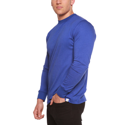 Custom Printed Men's Bamboo Viscose/Organic Cotton Long Sleeve T-Shirt