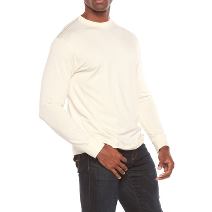Custom Printed Men's Bamboo Viscose/Organic Cotton Long Sleeve T-Shirt