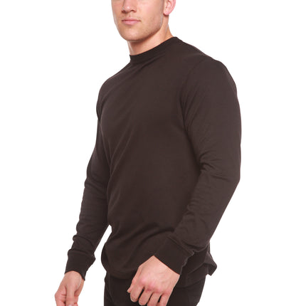 Custom Printed Men's Bamboo Viscose/Organic Cotton Long Sleeve T-Shirt