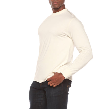 Custom Printed Men's Bamboo Viscose/Organic Cotton Long Sleeve T-Shirt