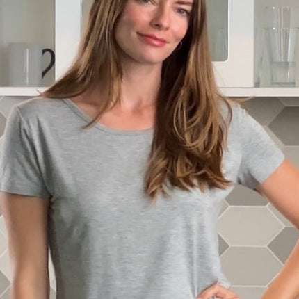 Women’s Bamboo Lounge Set - Lounge T-Shirt + Lounge Shorts