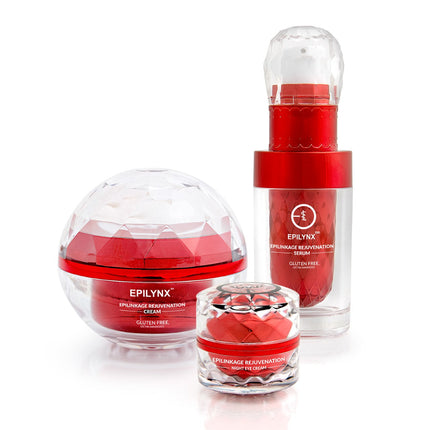 Rejuvenation Skincare Set with Serum, Face Cream & Eye Cream