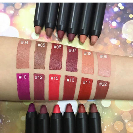 Lip Crayon & Liner for Thin Lips